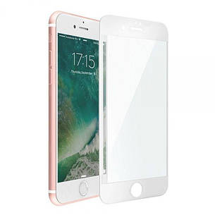 Захисне скло 9D для iPhone 7 / 8 / SE 2020 White, фото 1
