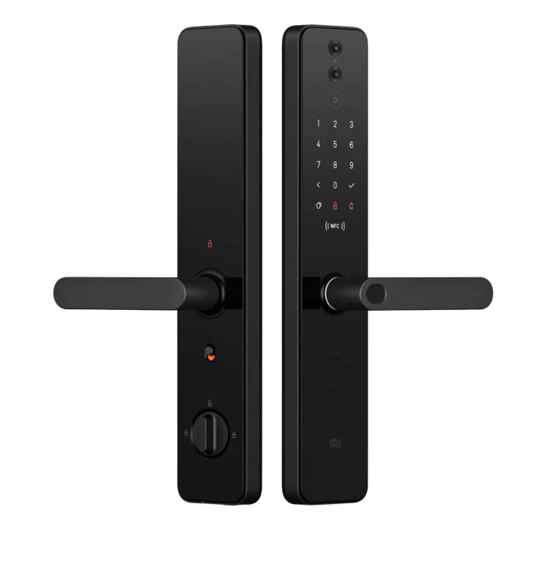Дверний смарт-замок Xiaomi Mijia Pro сканер відбитків пальців NFC розблокування камера 1080P виявлення, фото 1