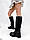Женские кожаные демисезонные сапоги трубы  36-40 р чёрный, фото 6