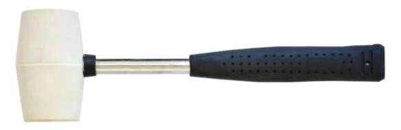 Киянка Technics гумова металева ручка 50 мм 410 г, фото 1