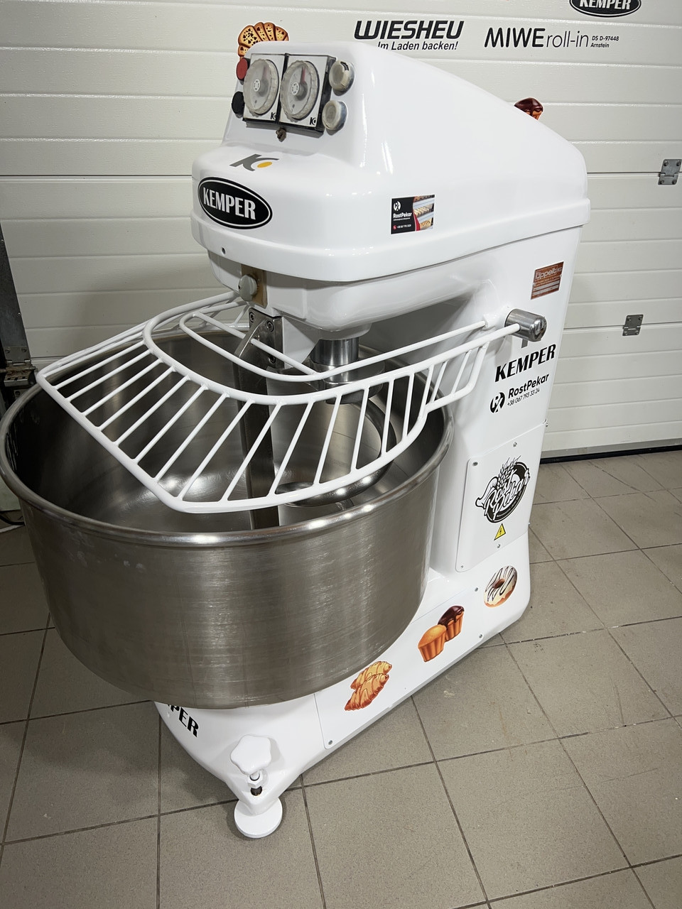 KEMPER SP 75 L спиральный тестомес / тестомесильная машина, цена 135931 ...