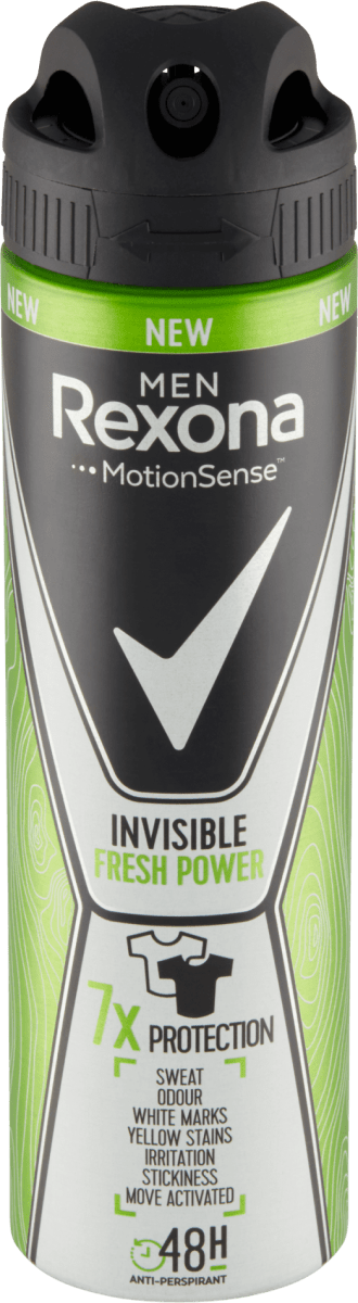 Дезодорант Rexona спрей MEN Невидима Fresh Power 7X