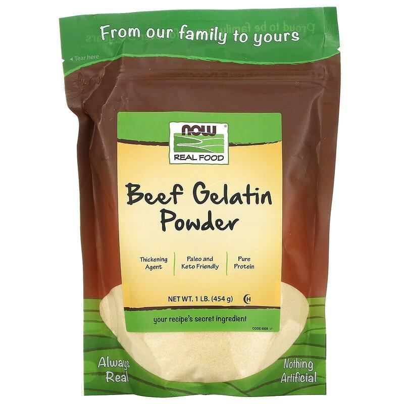Beef Gelatin Powder Now Foods 454 г