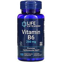 Витамин В6, Life Extension "Vitamin B6" 250 мг (100 капсул)