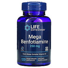 Бенфотиамин Life Extension "Mega Benfotiamine" 250 мг (120 капсул)