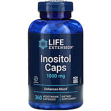 Інозитол Life Extension "Inositol Caps" вітамін В8, 1000 мг (360 капсул)