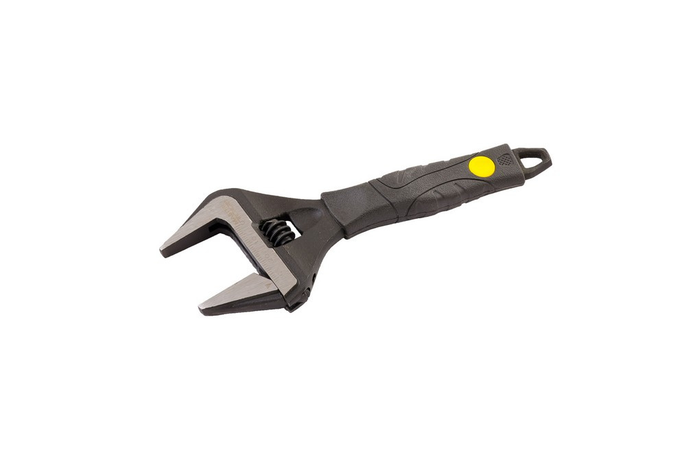 Ключ розвідний MASTERTOOL 150 мм 0 — 35 мм тонкі губки CrV ручка з TPR-накладкою 76-0321