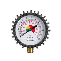 Манометр до пістолета для підкачки з гумовим покриттям INTERTOOL PT-0502