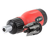 Викрутка реверсивна з комплектом насадок INTERTOOL VT-1009 pwt, фото 5