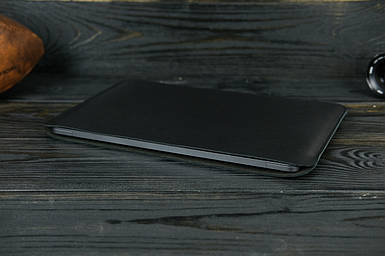 Чохол для MacBook Дизайн №2 з натуральної шкіри колір Чорний