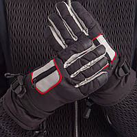 Дитячі рукавички гірськолижні теплі SP Sport C-7706 чорний-сірий