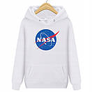 Худі nasa | біла жіноча толстовка наса, фото 3