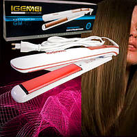 Выпрямитель для волос с регулировкой температуры с керамическим покрытием IGEMEI GM-422