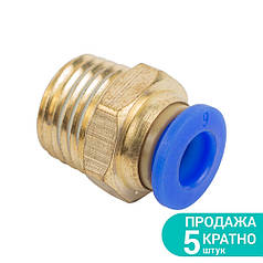 Штуцер цанговий (прямий) О6мм МТ 1/4" SIGMA (7026851)