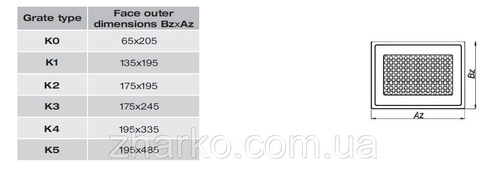 Вентиляционная решетка кремовая с жалюзями Кz1 135x195 (105х165) - фото 4 - id-p246200913
