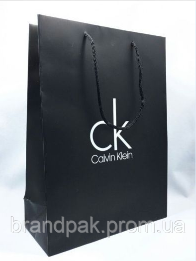 Пакет Кельвін Кляйн Calvin Klein чорний 20*28*10см