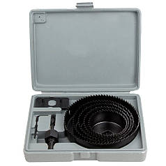 Коронки по дереву набірні Ø64, 76, 89, 102, 127 мм (кейс) SIGMA (1520081)