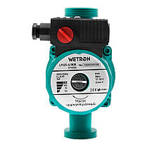 Насос циркуляційний 100Вт Hmax 6м Qmax 50л/хв Ø1 1/2" 180мм Ø1 WETRON (774332), фото 4