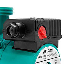 Насос циркуляційний 100Вт Hmax 6м Qmax 50л/хв Ø1 1/2" 180мм Ø1 WETRON (774332), фото 5