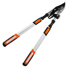 Гілкоріз площинний телескопічний храпових алюмінієві рукоятки 700-874мм FLORA (5022374)