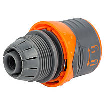 Конектор 1/2" швидкознімний для шлангу 1/2" з замком (ABS+TPR) FLORA (5015464), фото 6