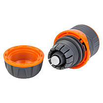 Конектор 1/2" швидкознімний для шлангу 1/2" аквастоп з замком (ABS+TPR) FLORA (5015434), фото 6