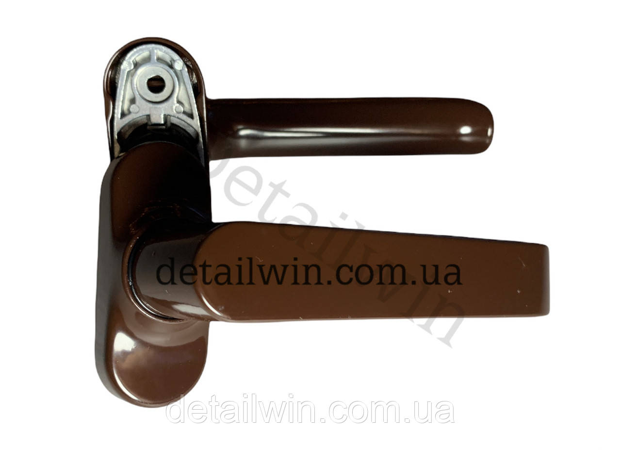 Ручка нажимная для алюминиевых дверей Stublina 1132 коричневаяl 8017 - фото 2 - id-p1551642159