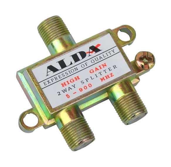 Сплиттер, Разветвитель Антенный на 2 Телевизора Alda — Купить Недорого ...