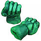 Ігрові рукавиці м'які кулаки Халка, пара (правий + лівий), фото 4