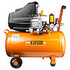 Компресор одноциліндровий 1.5 кВт 198л/хв 8бар 50л (2 крана) GRAD (7043565), фото 8
