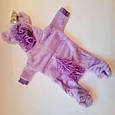 Одяг для ляльки Бебі Бона / Baby Born 40 - 43 см / кігурумі / комбінезон бузковий Єдиноріг 8506, фото 6