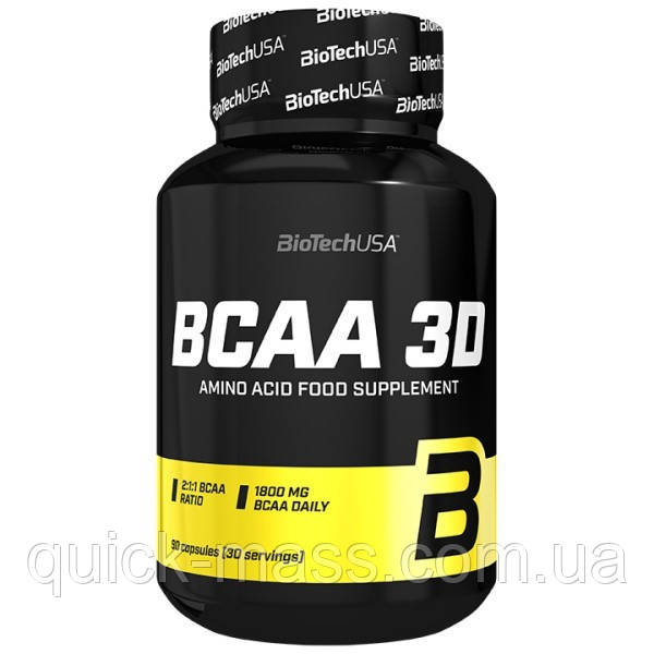 Амінокислоти БЦАА BioTechUSA BCAA Nano 3D 90 caps