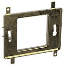 Супорт металевий для кмКУ на 2 модуля, [ckk-40d-sk2-k01]