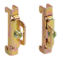 Ограничитель (фиксатор) 45x19,5x9мм на DIN-рейку металлический [YXD10] TH УЕК