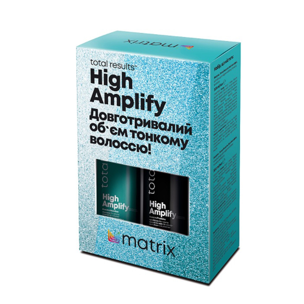Набір шампунь 300 мл+кондиціонер 300 мл High Amplify Matrix 2021