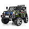 Дитячий електромобіль камуфляжний 4 мотора, фото 6