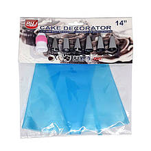 Кондитерський мішок RYL Cake Decorator з насадками 6 шт