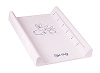 Пеленальний матрацик Tega Baby Rabbits Зайченята 70*50 см рожевий
