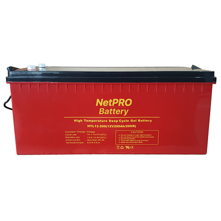 Акумулятор NetPRO HTL 12-200, фото 2