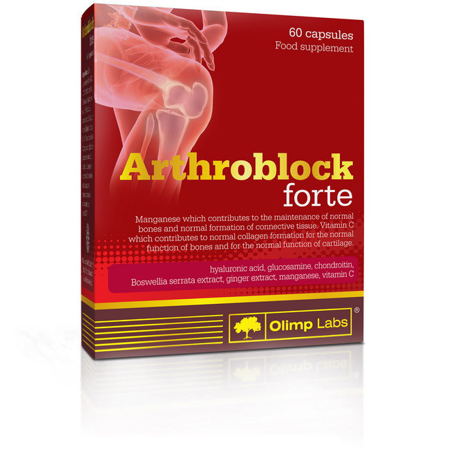 Харчова добавка Arthroblock Forte капсули 60шт Olimp (04555-01)