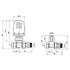 Термокомплект Icma 1/2" з антипротечкой прямої №KIT_1100+775-940+815-940, фото 3