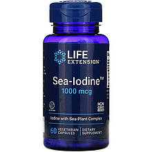 Морський йод Life Extension "Sea-Iodine" 1000 мкг (60 капсул)