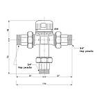 Змішувач термостатичний Icma 3/4" №148, фото 3