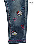 Джинси Hello Kitty для дівчинки. 95, 120 см, фото 4