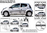 Молдинги на двері для Citroen C1 5-дверн. 2005-2013, фото 3