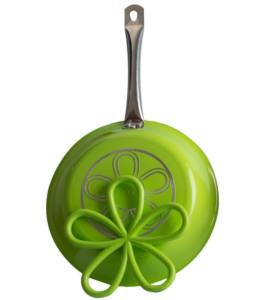Сковорідка GREEN FLOWER 28x5,8 cм (+підставка), PEPPER