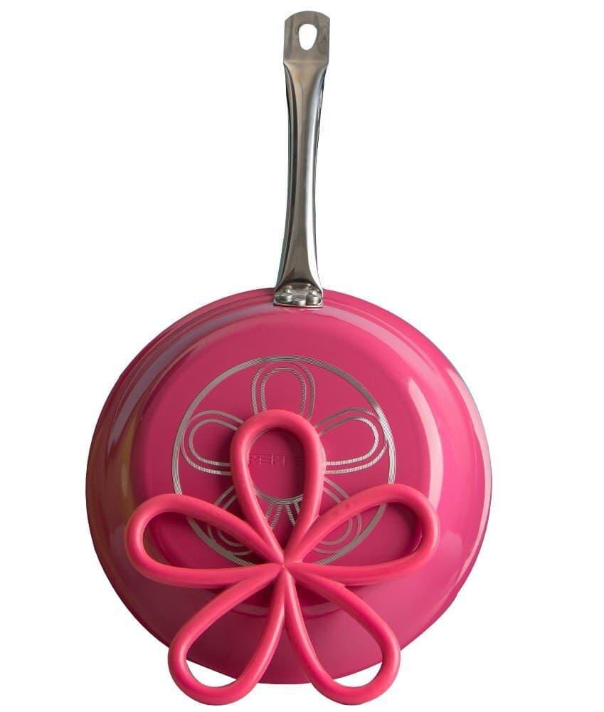 Сковорідка PINK FLOWER 26x5,5 cм (+підставка), PEPPER