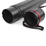 Тубус телескопічний пластиковий d-125 мм, довжина 76 - 120 см., фото 6