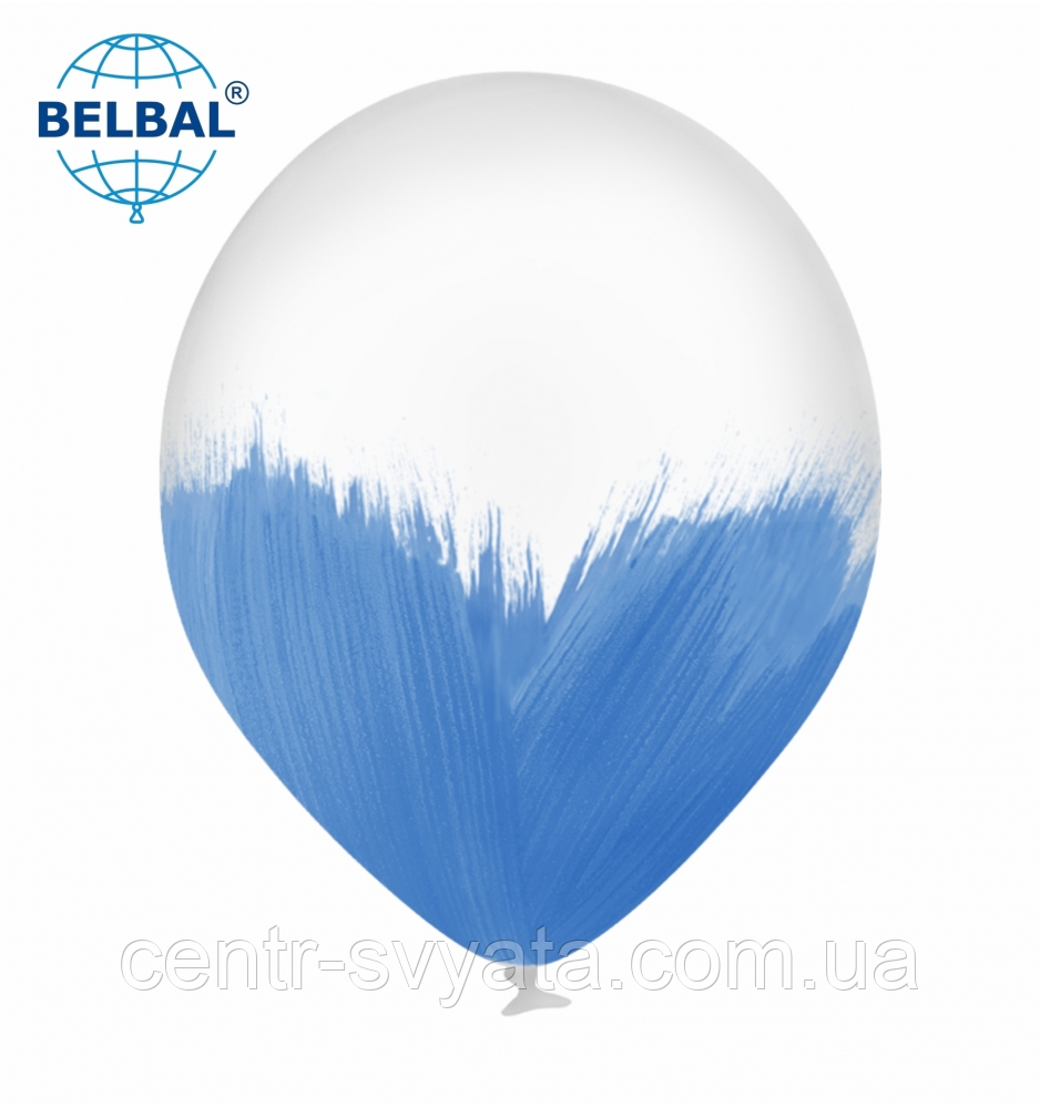 Латексна кулька BELBAL 12"(30 см) Браш синій