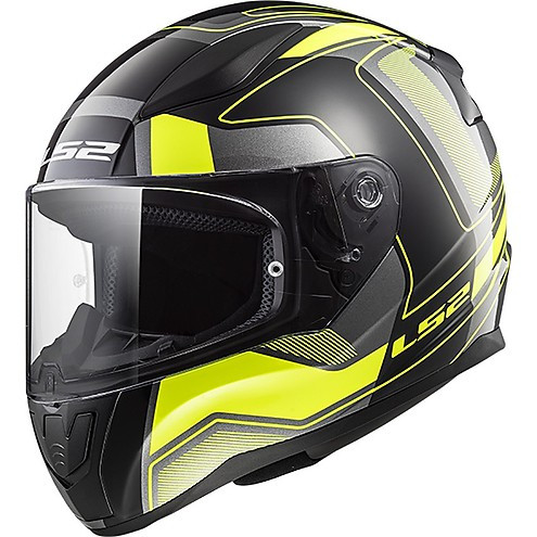 Мотошолом LS2 FF353 rapid carrera b/hi vis yellow